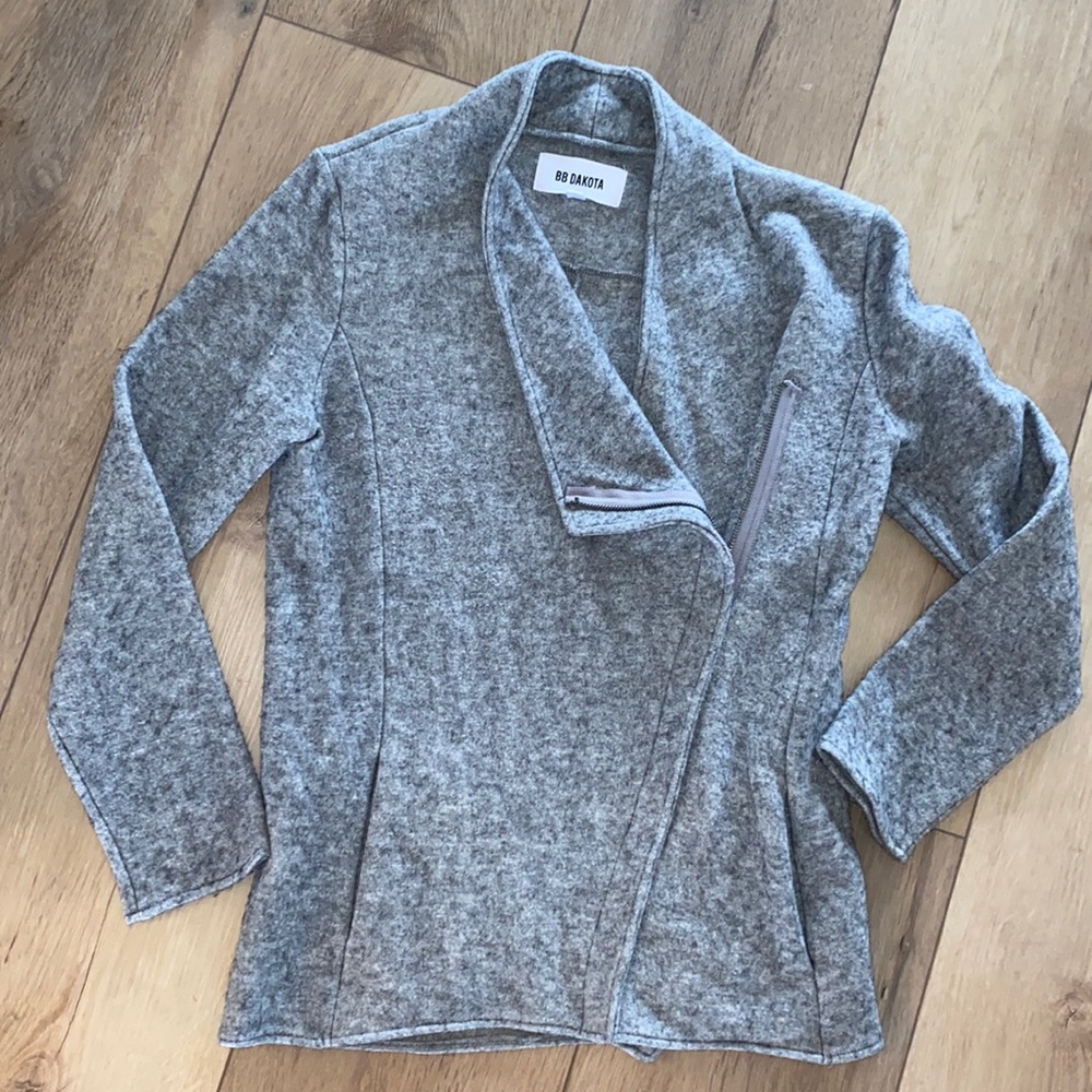 Bb Dakota asymmetrical zip jacket